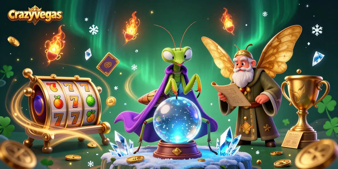 Experience exciting gameplay at crazyvegas with dynamic slot reels, mystical characters, and golden treasures.
